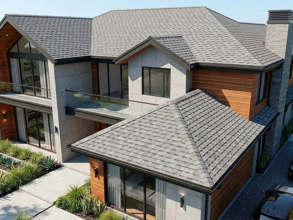 Proyecto residencial con teja asfáltica IKO Cambridge